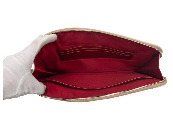 Pouch con borchie Miu Miu Bianco Crudo - vista 4