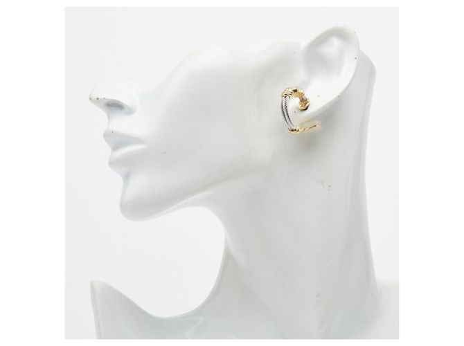 Autre Marque Orecchini a lobo Philippe Charriol in oro 18K e diamanti - vista 5