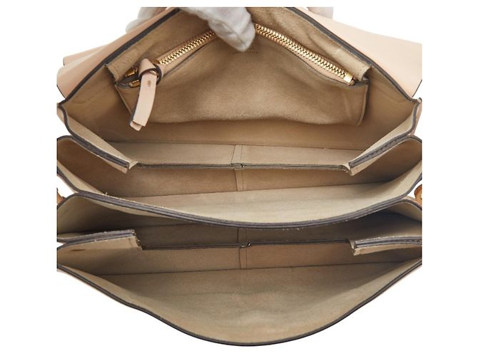 Borsa a tracolla Chloé Faye Rosa Beige - vista 11