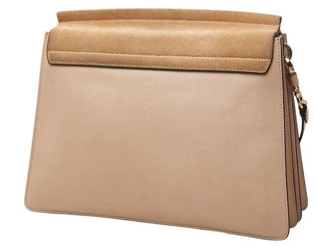 Borsa a tracolla Chloé Faye Rosa Beige - vista 2