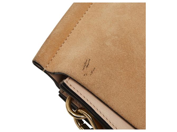 Borsa a tracolla Chloé Faye Rosa Beige - vista 8