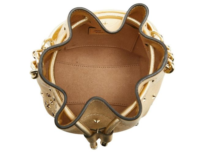 Borsa a secchiello Jimmy Choo Star Studded Pom-Pom - vista 10