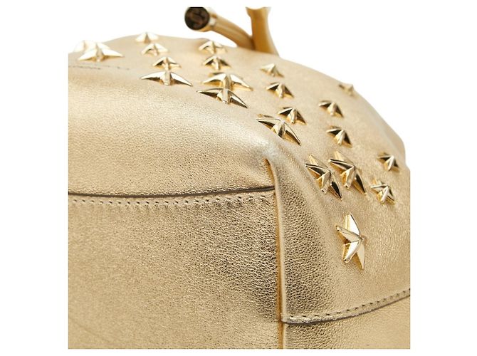 Borsa a secchiello Jimmy Choo Star Studded Pom-Pom - vista 4