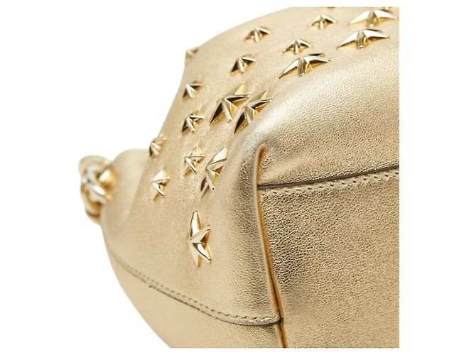 Borsa a secchiello Jimmy Choo Star Studded Pom-Pom - vista 5