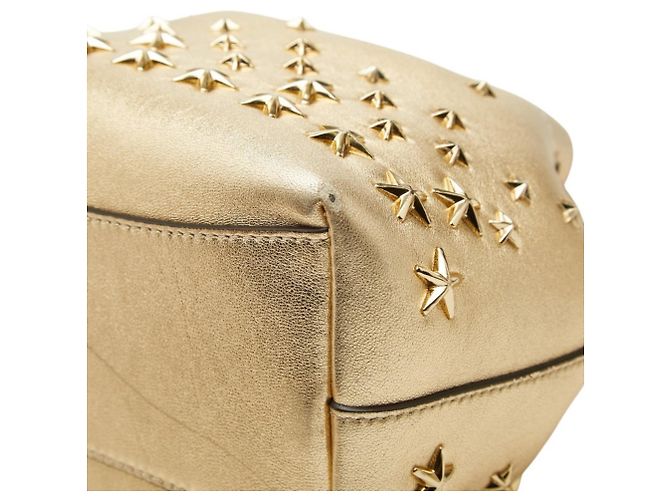 Borsa a secchiello Jimmy Choo Star Studded Pom-Pom - vista 6