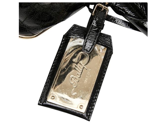 Bally gesteppte schwarze Handtasche Boston Bag - Ansicht 14