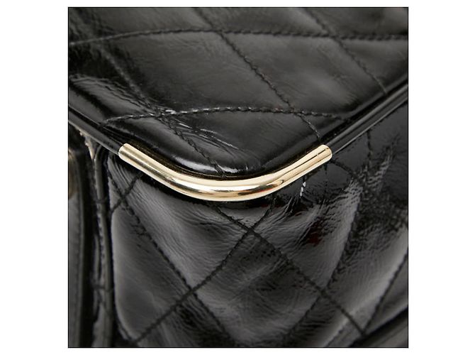 Bally gesteppte schwarze Handtasche Boston Bag - Ansicht 4