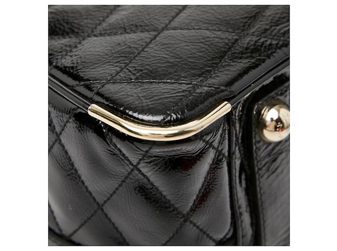 Bally gesteppte schwarze Handtasche Boston Bag - Ansicht 5