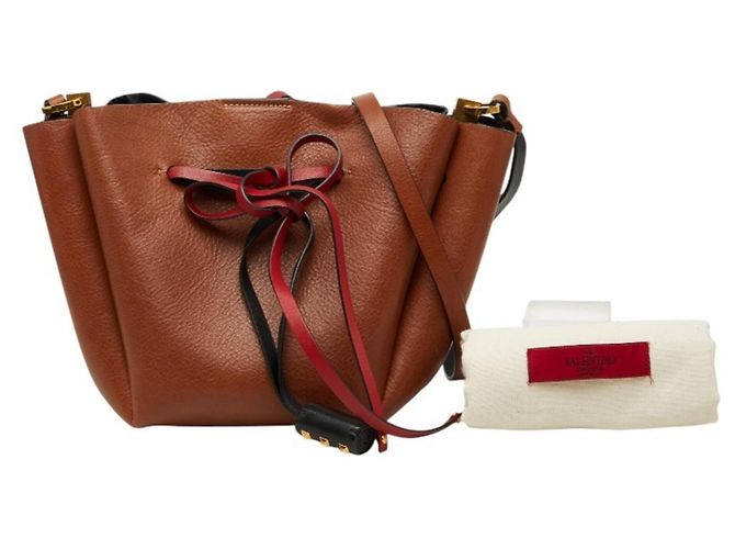 Borsa a tracolla Valentino Marrone Multicolore - vista 12