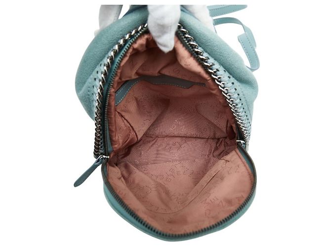 Stella Mc Cartney Zaino Stella McCartney Falabella SM Blu - vista 7
