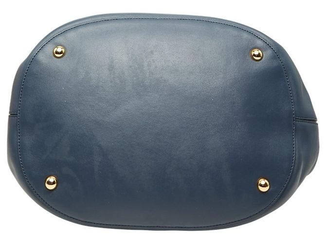 Marni Panier Circle Handtasche Marineblau - Ansicht 3
