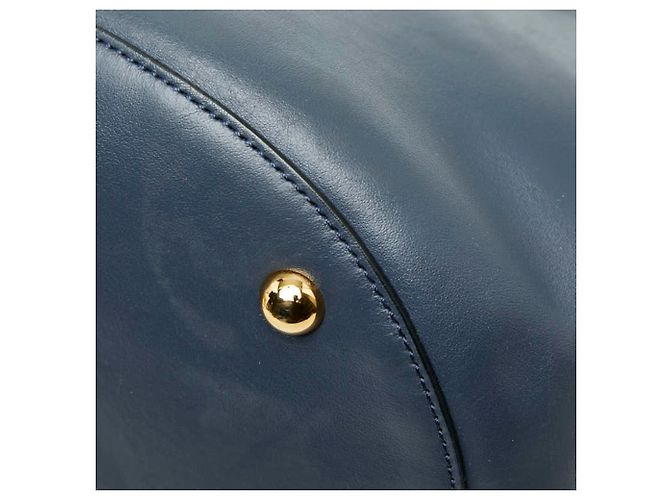 Marni Panier Circle Handtasche Marineblau - Ansicht 6