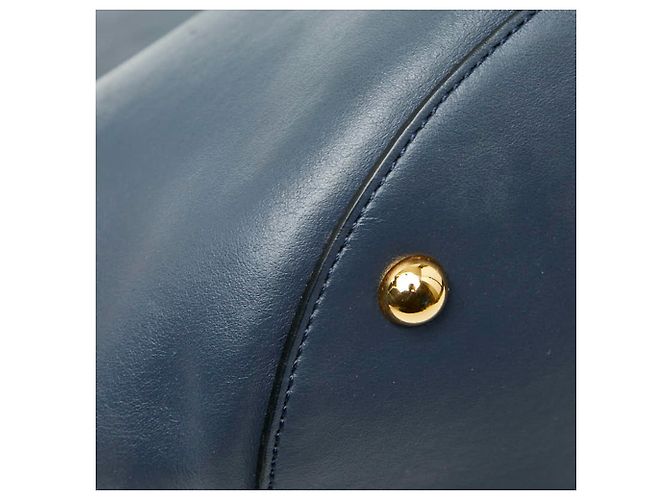 Marni Panier Circle Handtasche Marineblau - Ansicht 7