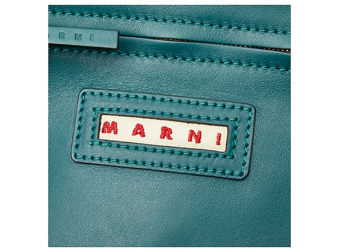Marni Panier Circle Handtasche Marineblau - Ansicht 9