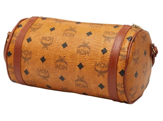 MCM Visetos Logogram Schultertasche Braun - Ansicht 2