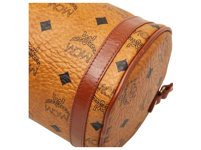 MCM Visetos Logogram Schultertasche Braun - Ansicht 4