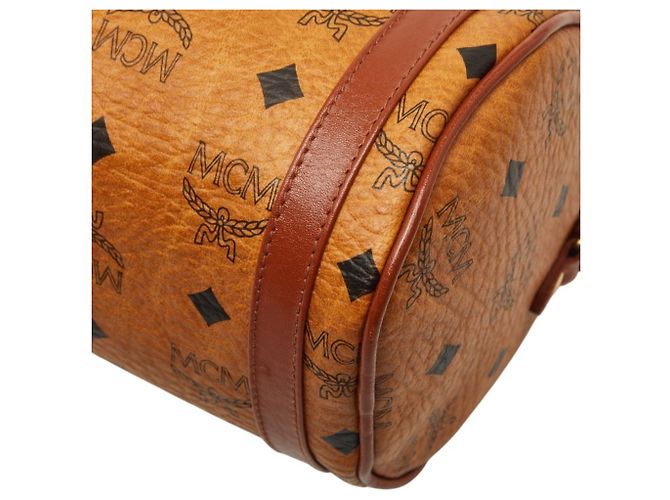 MCM Visetos Logogram Schultertasche Braun - Ansicht 6
