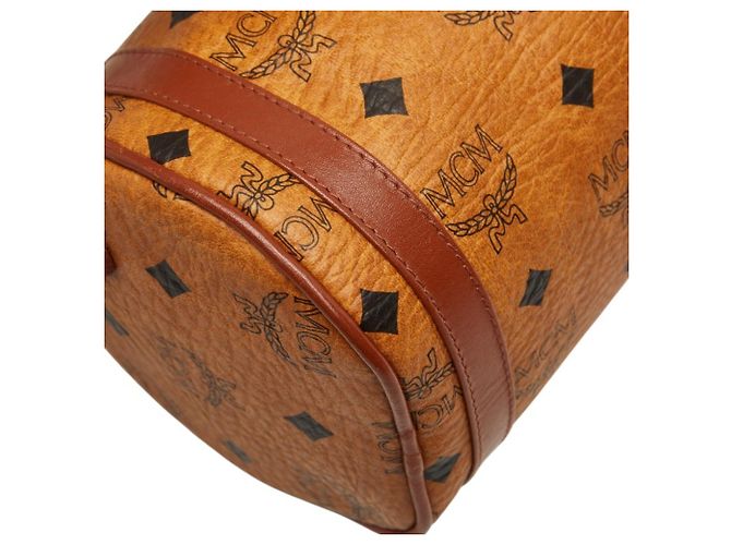 MCM Visetos Logogram Schultertasche Braun - Ansicht 7