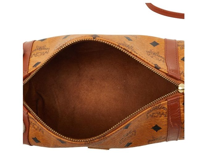 MCM Visetos Logogram Schultertasche Braun - Ansicht 9