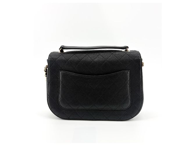 Chanel Coco Curve gestepptes Kalbsleder Schwarz - Ansicht 2