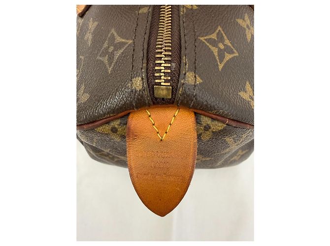 Louis Vuitton Speedy Bandoulière 30 Monogram Canvas Marrone Monogramma - vista 10