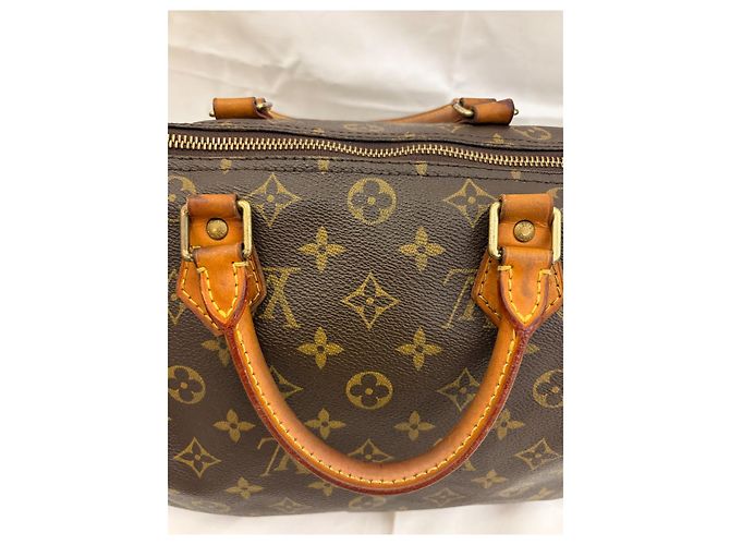 Louis Vuitton Speedy Bandoulière 30 Monogram Canvas Marrone Monogramma - vista 11