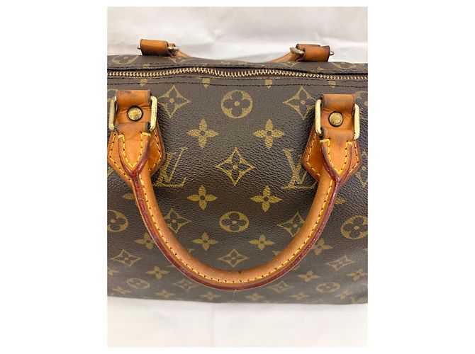Louis Vuitton Speedy Bandoulière 30 Monogram Canvas Marrone Monogramma - vista 13