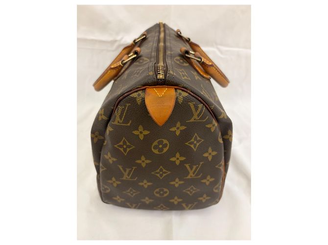 Louis Vuitton Speedy Bandoulière 30 Monogram Canvas Marrone Monogramma - vista 4