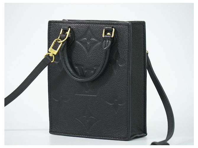 Louis Vuitton Petit Sac Plat Monogram Empreinte Giant Schwarz - Ansicht 2