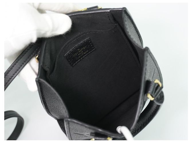 Louis Vuitton Petit Sac Plat Monogram Empreinte Giant Schwarz - Ansicht 4