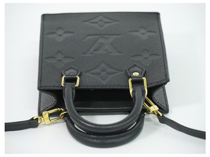 Louis Vuitton Petit Sac Plat Monogram Empreinte Giant Schwarz - Ansicht 6