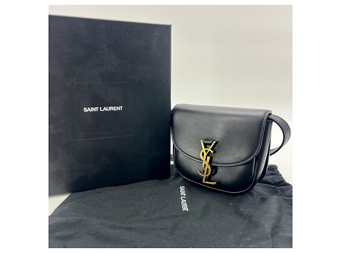 Autre Marque Saint Laurent Kaia Leather Small Negro - vista 2