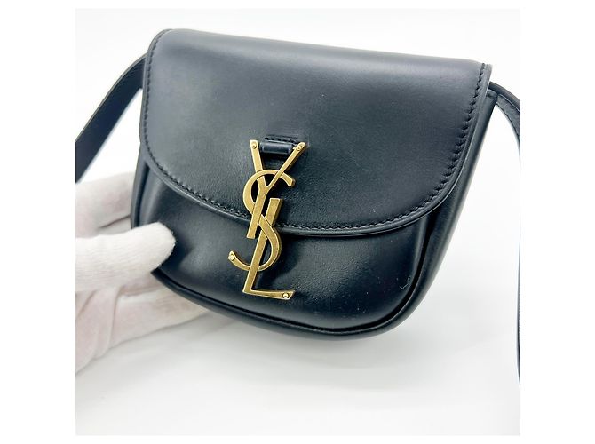 Autre Marque Saint Laurent Kaia Leather Small Negro - vista 4
