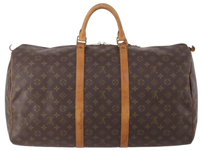 mala Louis Vuitton Keepall Monogram Canvas 55 Marrom - vista 2
