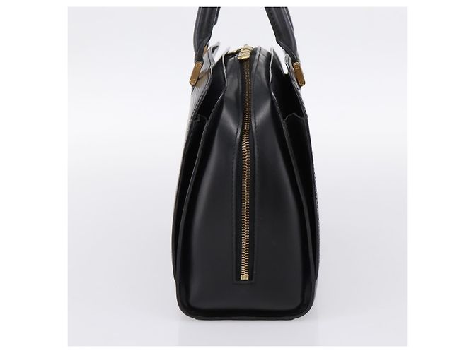 Bolsa Louis Vuitton Pont Neuf em couro Epi PM Preto - vue 4
