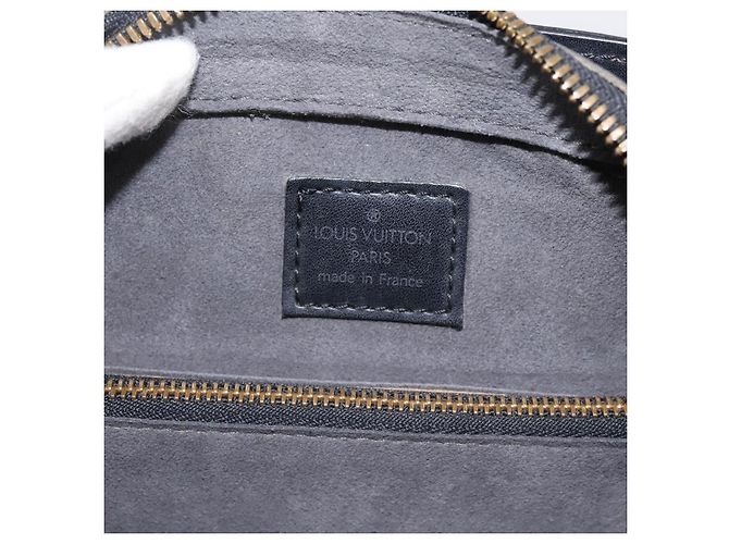 Bolsa Louis Vuitton Pont Neuf em couro Epi PM Preto - vue 6