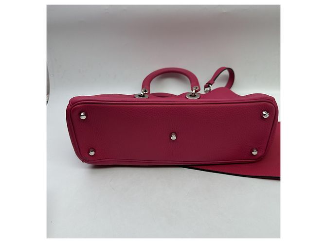 Christian Dior Diorissimo Leather with Sequins Medium Pink - Ansicht 4