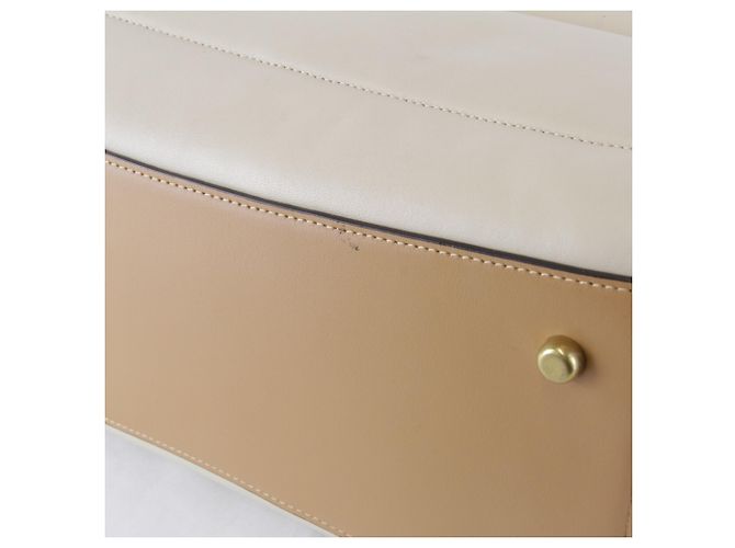 Saco Tote 2-Way Matelassé COACH Bege - vista 12