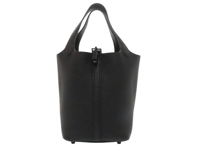Hermès Hermes Picotin Lock PM Handbag Black - view 5