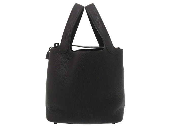 Hermès Sac à main Hermes Picotin Lock PM Noir - vue 3
