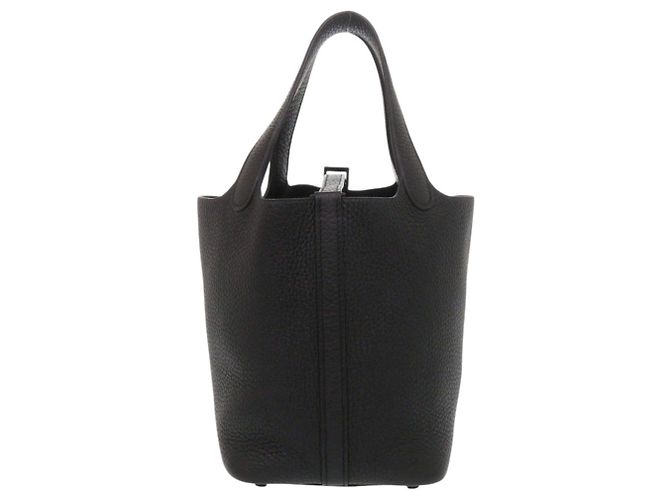 Hermès Sac à main Hermes Picotin Lock PM Noir - vue 4