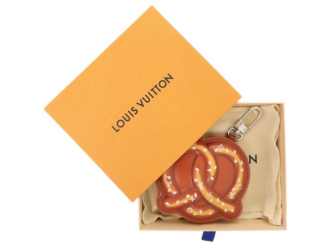 Accessorio Portachiavi Louis Vuitton LV Pretzel Monogram Marrone Monogramma - vista 2