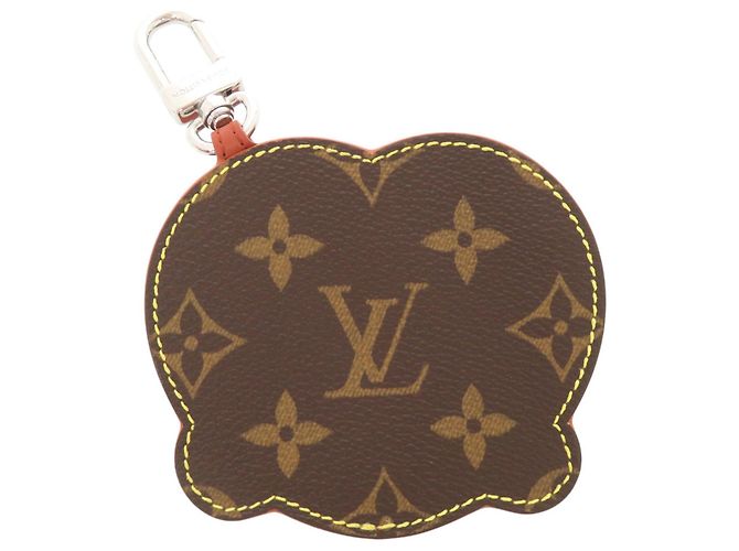 Accessorio Portachiavi Louis Vuitton LV Pretzel Monogram Marrone Monogramma - vista 3