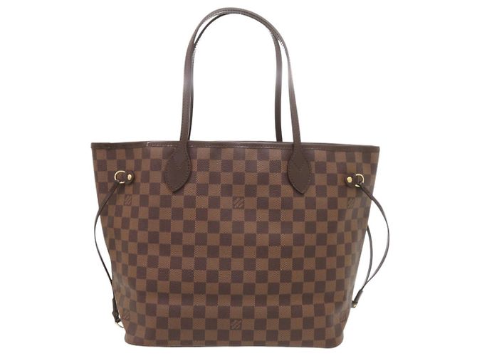 Bolso Tote Louis Vuitton Neverfull MM Damier Castaño Damier ebene - vista 2
