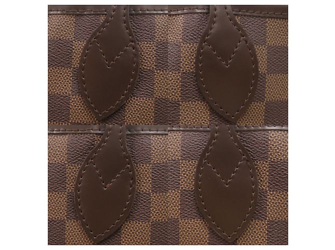 Bolso Tote Louis Vuitton Neverfull MM Damier Castaño Damier ebene - vista 8