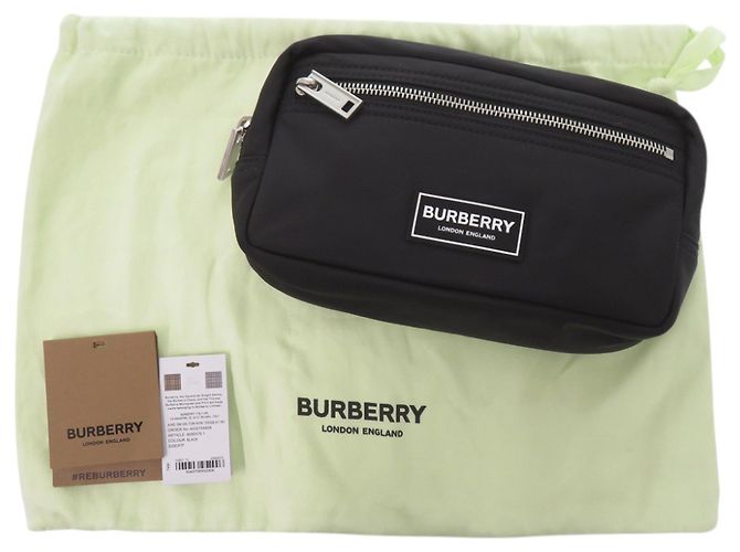Borsa a mano Burberry Multi Pouch 80905761 in Nylon Nero - vista 2