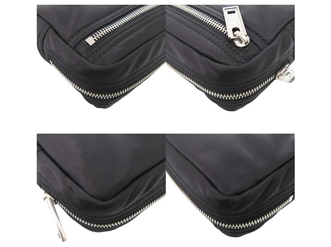 Borsa a mano Burberry Multi Pouch 80905761 in Nylon Nero - vista 4