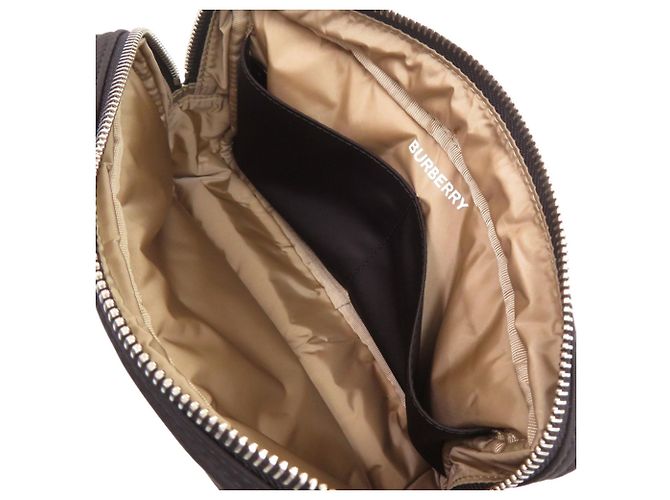 Borsa a mano Burberry Multi Pouch 80905761 in Nylon Nero - vista 6