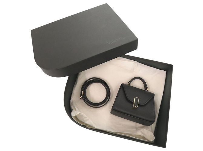 Borsa 3-way Valextra Iside Belt in pelle nera Nero - vista 2