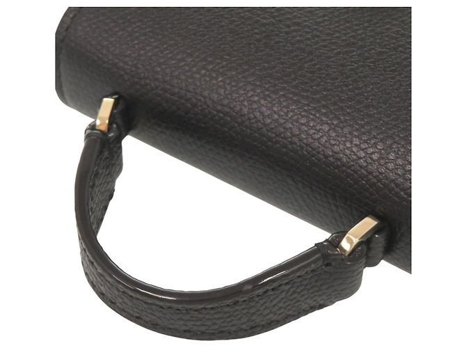 Borsa 3-way Valextra Iside Belt in pelle nera Nero - vista 6
